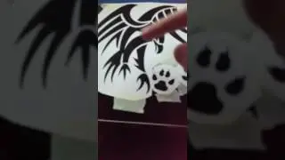 Cheap easy decals for your car, or computer.