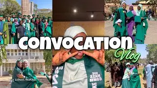 MY CONVOCATION VLOG 🥳💃🏽|| Ahmadu Bello University Convocation #convocation2024 #abu