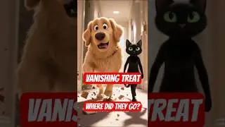 The CASE of the VANISHING TREATS 🤣🐶😹#shorts #viralshorts