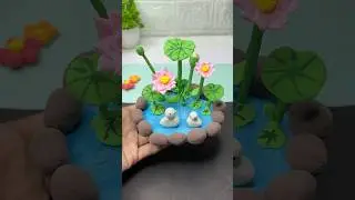 Homemade Clay Show Piece For Kids/#claycraft #kidscraft #kids  #newyeargift #shortfeed #diy