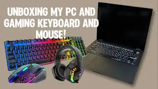 Unboxing My NEW PC And Gaming Keyboard! (Monitors coming SOON)