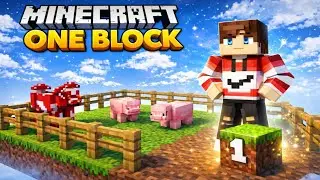 Minecraft playing on one block survival series episode 1 #minecraft #naruto #technogamerz #subscribe