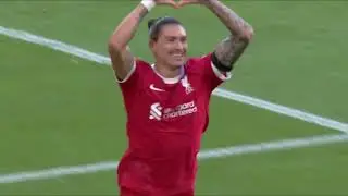 Darwin Nunez - All 17 goals & assists in the Premier League (so far) 2023/24. Captain Chaos 🫡