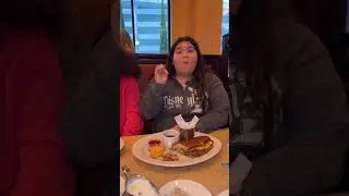 We told the Waiter to take Izzy&rsquo;s food 😂😂😂