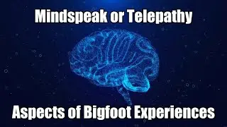 Mindspeak or Telepathy - Aspects of Bigfoot Experiences - The Sasquatch Enigma