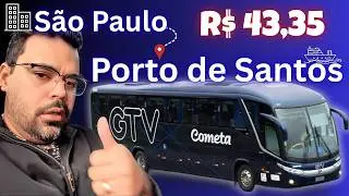 ÔNIBUS DE SÃO PAULO AO PORTO DE SANTOS | Mais Barato e Confortável do que você imagina 🚌