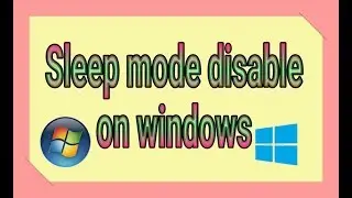 Sleep mode disable on windows