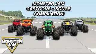 Monster Jam Songs/Music Videos & Cartoons KIDS Compilation | Monster Jam
