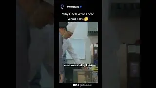 Why Chefs Wear These Weird Hats?🤔 #shorts #didyouknow #facts #chef #hats #weird #curiosity #history