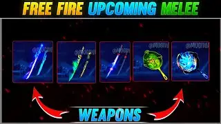 Free Fire Upcoming Melee Weapons +Parachute | in Free Fire  | Free Fire Upcoming Items 🤔🤫