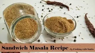 Sandwich Masala Recipe in Hindi by Cooking with Smita | How to make Sandwich Masala Powder