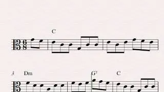 The Irish Washerwoman - Free easy viola sheet music