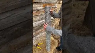 How to Open Chicken Wire Roll