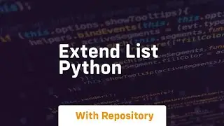 extend list python