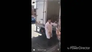 Chinese Restaurant gets dogs delivered on meat truck