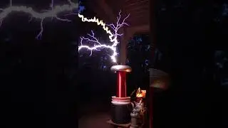 strange phenomenon in huge tesla coil
