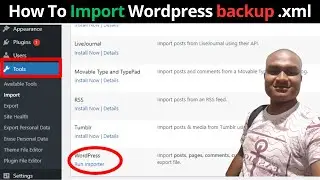 Learn how to import a WordPress backup using .xml files in just a minute