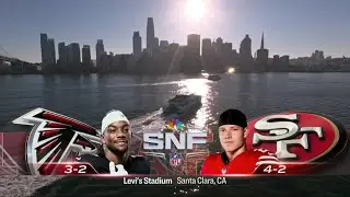 Sunday Night Football on NBC intro | ATL@SF | 10/19/2025