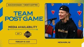 Feb. 19, 2025 - TOR at NY - Toronto Sceptres Post Game