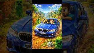 I Added BMW to Minecraft 🤯#MinecraftMods #MinecraftMod #MinecraftGameplay #MinecraftShorts