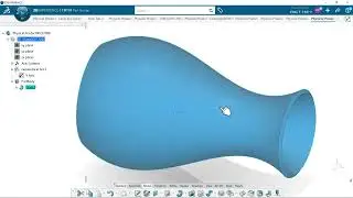 Базовая модель конструкции детали Shaft 3D Experience или CATIA V5
