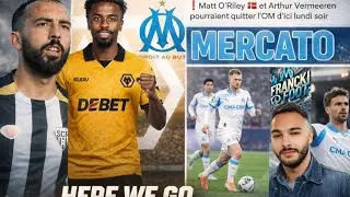 ALERTE Mercato 🚨 Gomes quitte le club 👀 Vermeeren O'Riley sur le départ ? ABDELLI proche ? #om #foot
