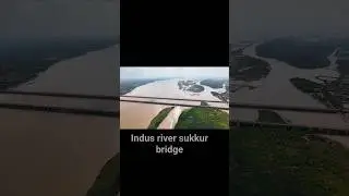 Stunning views of the Indus River bridge in Pakistan #Pakistan #IndusRiver #Travel #shorts
