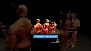 Showing off their Awards from the July 16 IDFA Competition.  #shorts #naturalbodybuilding #awards