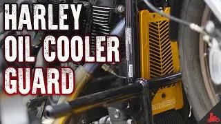 Harley-Davidson Softail Oil Cooler Guard!