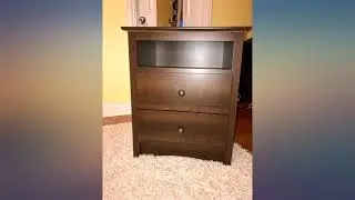 Prepac Fremont 2 Drawer Nightstand with Open Shelf, Espresso, Tall review