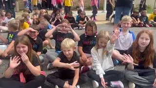Maine Elementary's Message:  Unity!