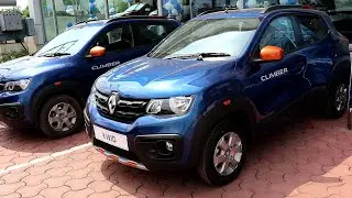 Renault Kwid Climber Electric Blue Colour  - Exterior Walk Around