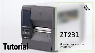 Как заменить печатающую головку на принтере ZT231 | Zebra