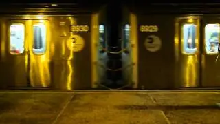 Ditmars Blvd Bound R160B Siemens Q Train @ Astoria Blvd