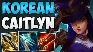 KOREAN CHALLENGER AMAZING CAITLYN ADC GAMEPLAY! | CHALLENGER CAITLYN ADC GAMEPLAY | Patch 13.1 S13