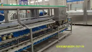 Vegetable Fruit Sorting Cutting Washing Drying Processing Line