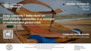 Deep solidarity?: Reflections on Postcolonial Solidarities in a Moment of National and Global Crisis