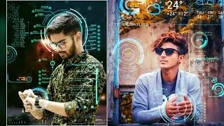 Futuristic INSTA_FB Trending Photo Editing Tutorial |Visual Graphic Make in PicsArt