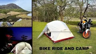 First camp and ride with KTM 390 @NorthwalesBushcrafters