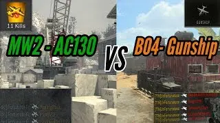 MW2- AC130 VS BO4 GUNSHIP... Which Is Better?