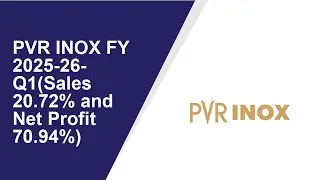 PVR INOX Standalone Quarterly Result | Q1 Result 2025-26 | PVR INOX latest news