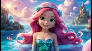 Mermaid Mia&rsquo;s Cotton Candy Castle | Magical Mermaid Song for Kids | Sweet Sea Adventure