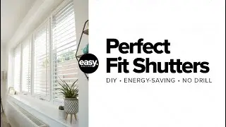 Easy Shutters | No Drill, Energy-Saving & Made-to-Measure in The UK