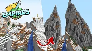 Empires SMP : I Built an Entire Mountain in One Day : Minecraft 1.17 Survival