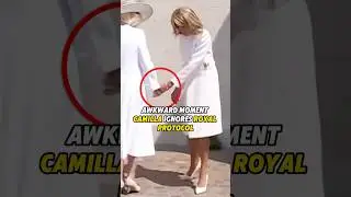 Awkward moment Camilla ignores royal protocol