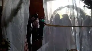 Aima Rosmy Sebastian wedding entrance