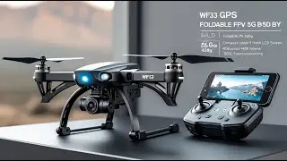 Drones with Camera for Adults 4K, WF33 GPS Foldable FPV Drone with 4.5