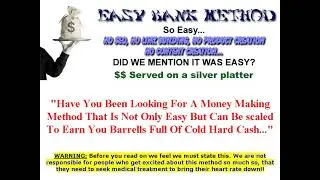 Easy Ebiz money With The Easy Bank Method 100% Free Full video course