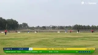 Sculptor XI vs SDA United | SCL 13.O (League Matches) | Live - Bengaluru (Bangalore) Stellar Cricket