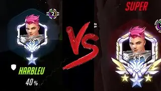 HARBLEU ZARYA vs SUPER ZARYA - GAMEPLAY OVERWATCH SEASON 28 TOP 500
